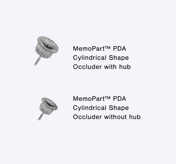 MemoPart™ - Patent Ducts Arterious (PDA) closure device as a second product