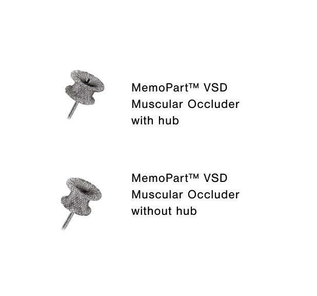 MemoPart™ Ventricular Septal Defect  (VSD) closure device