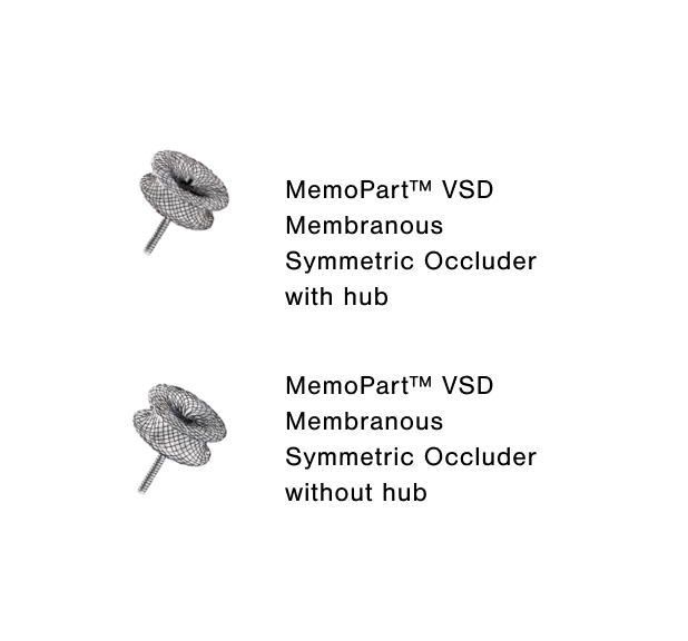 MemoPart™ Ventricular Septal Defect  (VSD) closure device